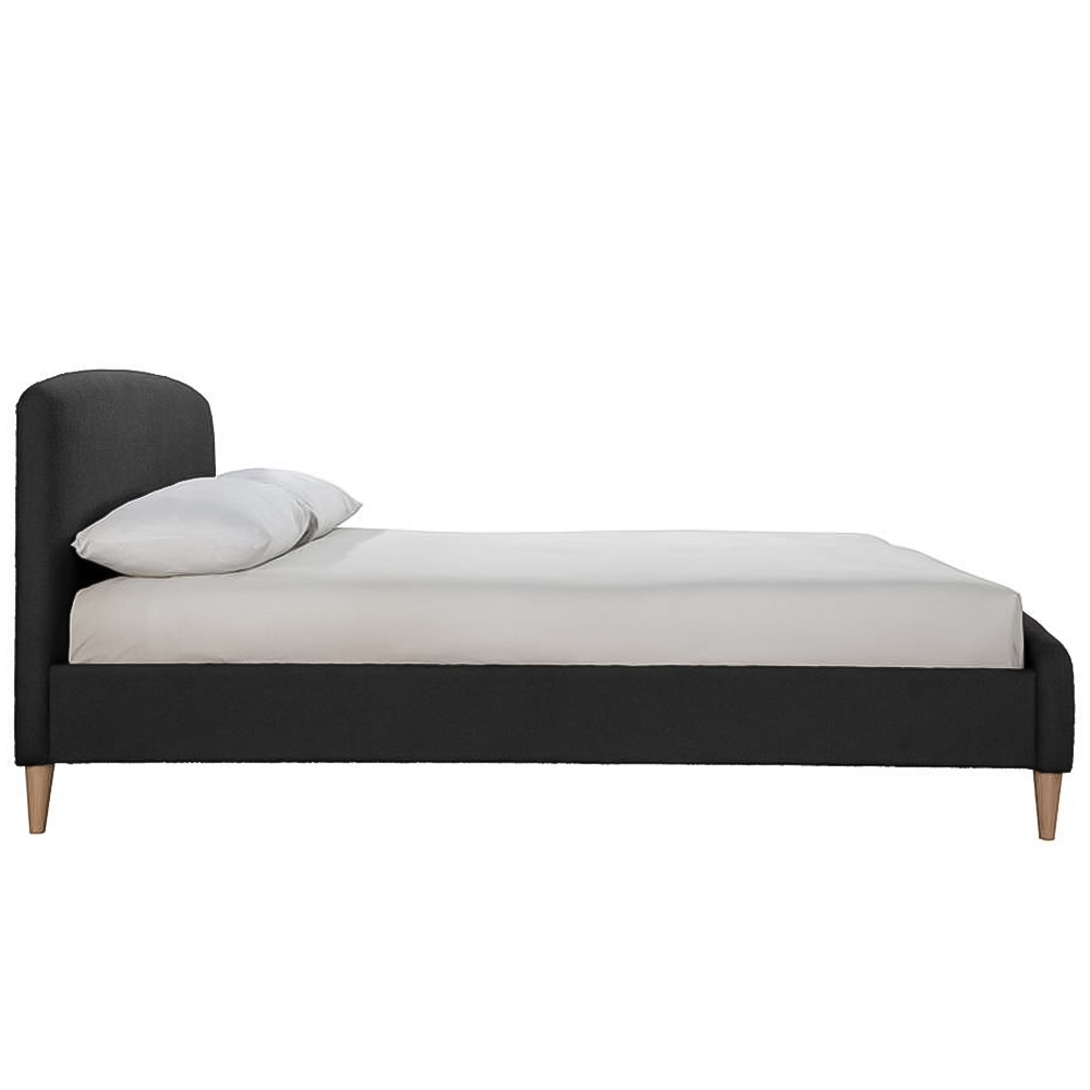 Otley King Size Black Bed Image 5