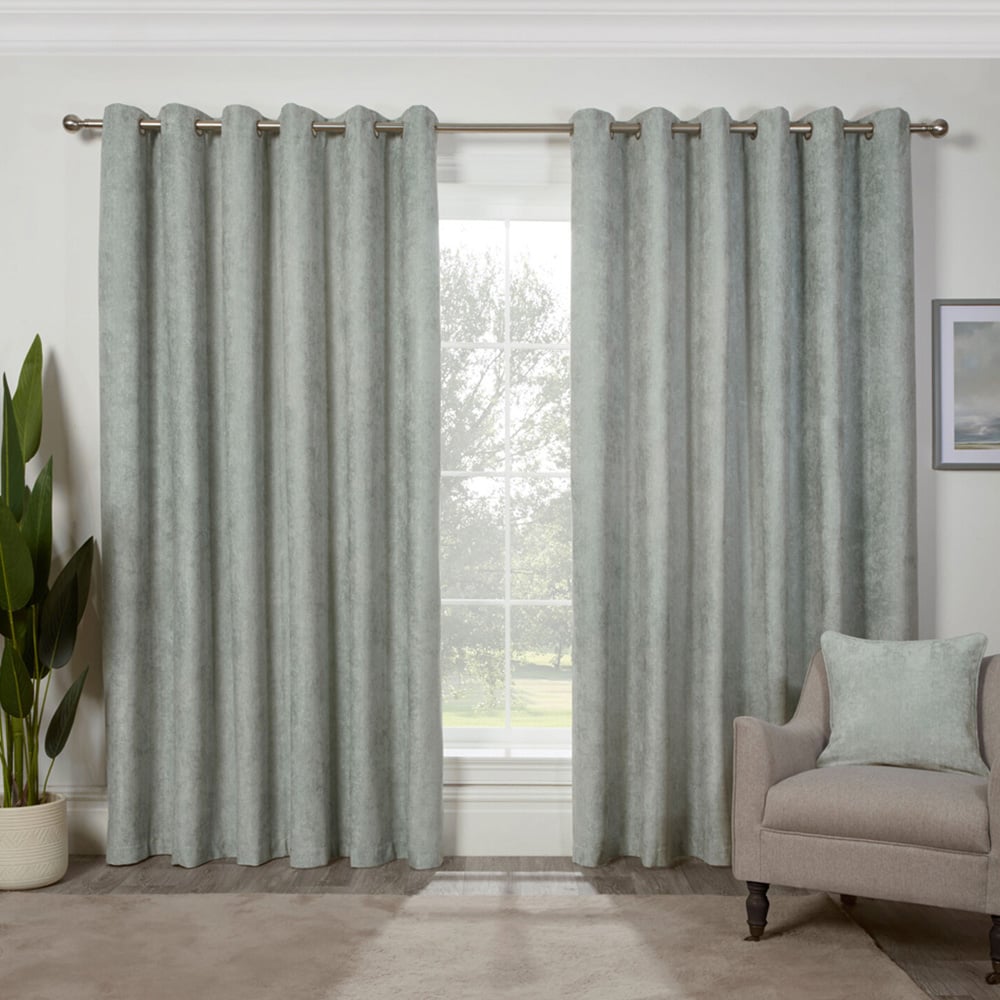 Divante Alden Sage Thermal Eyelet Curtain 229 x 168cm Image 6