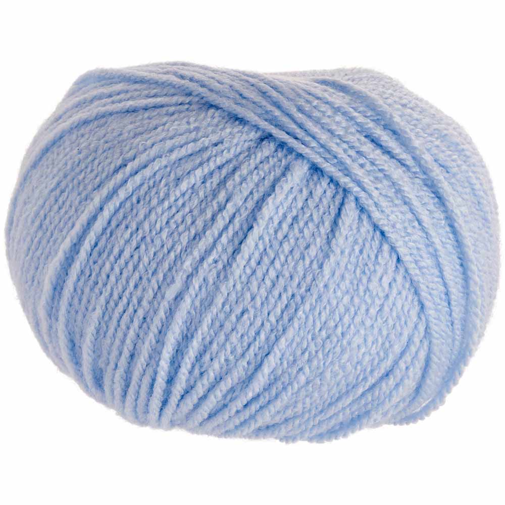 Wilko Baby Soft Yarn Blue 50g Image 1