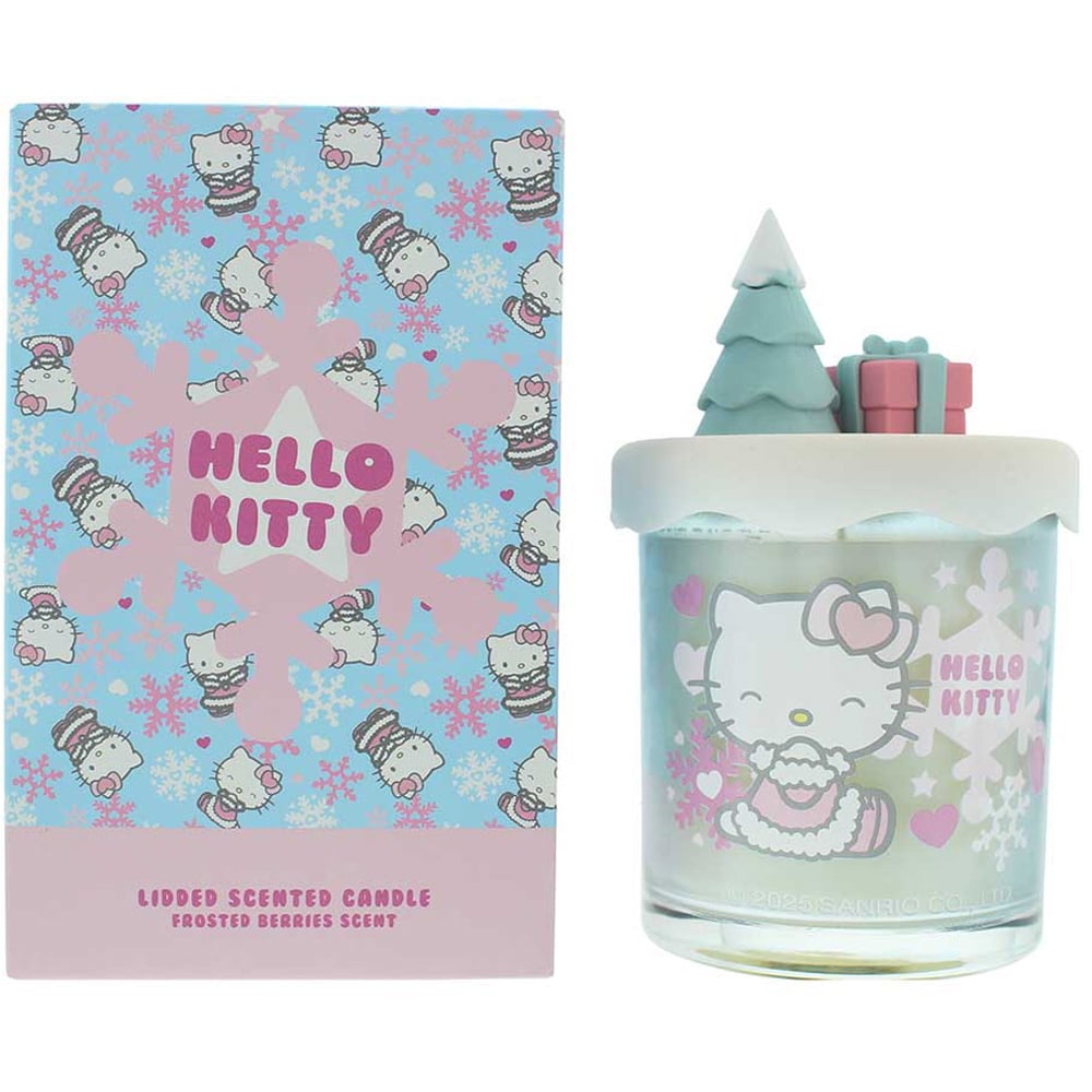 Hello Kitty Seasons Winter Frosted Berries Candle 2ith 3D Silicone Lid 213g Image 2
