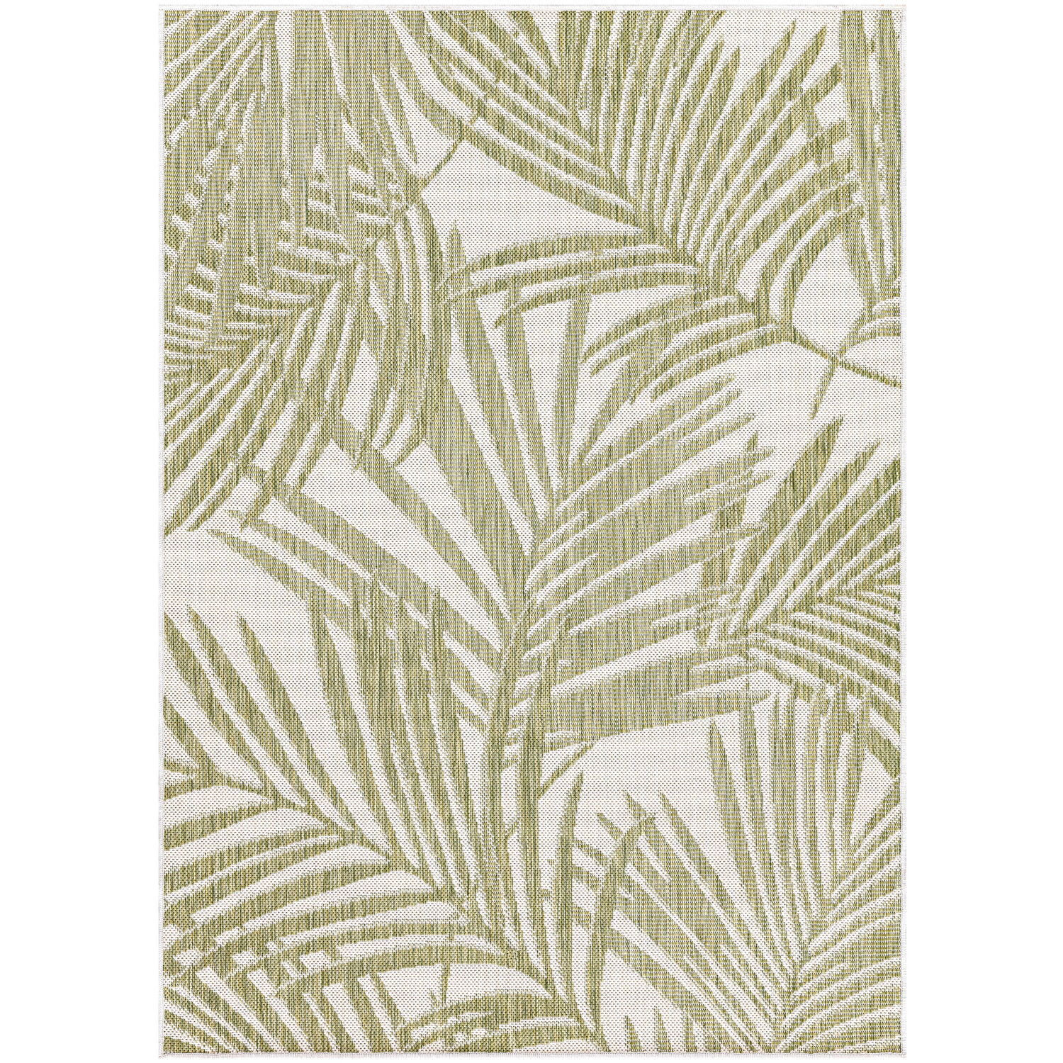 Miami Palm Indoor and Outdoor Rug  - Green / 120cm Image 1