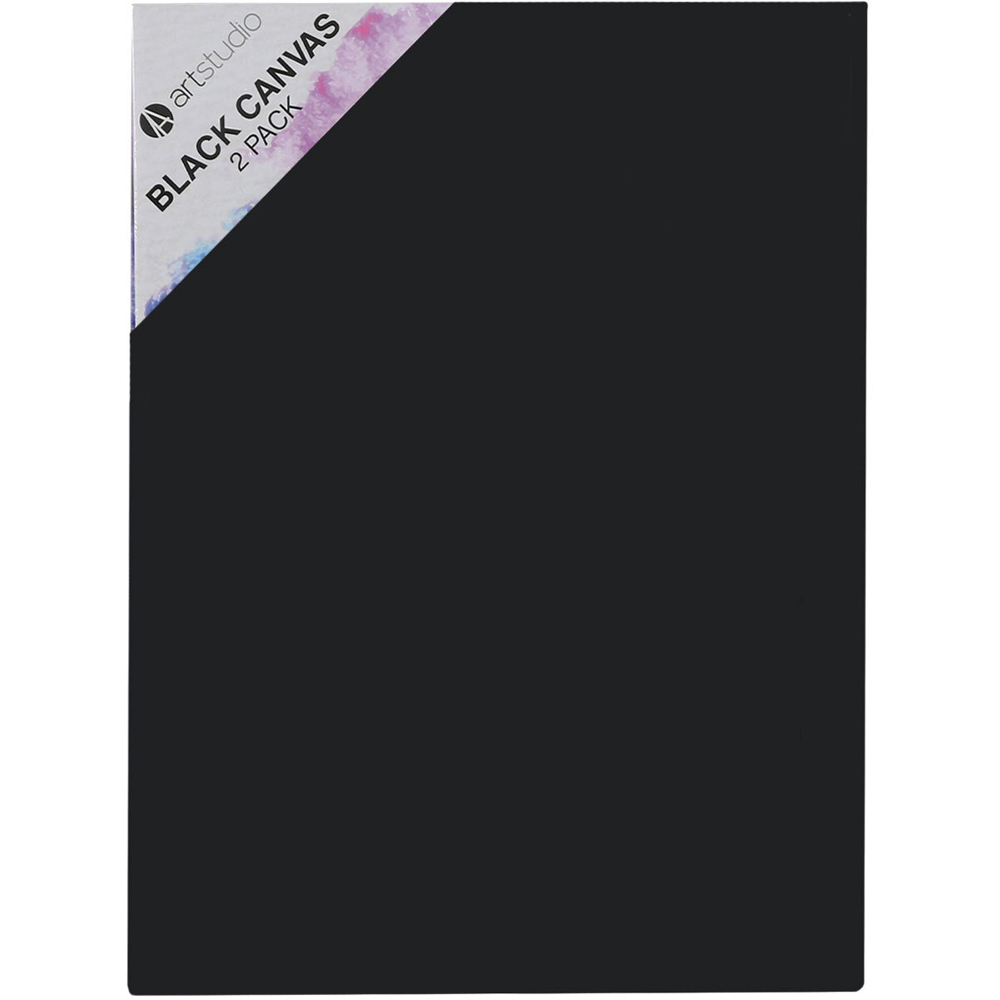 Art Studio Black Canvas 2 Pack Image
