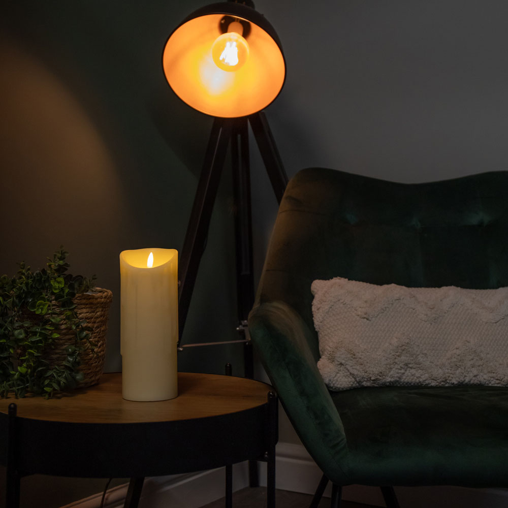 Samuel Alexander LED Flickabrights Melted Edge Candle 23cm Image 8