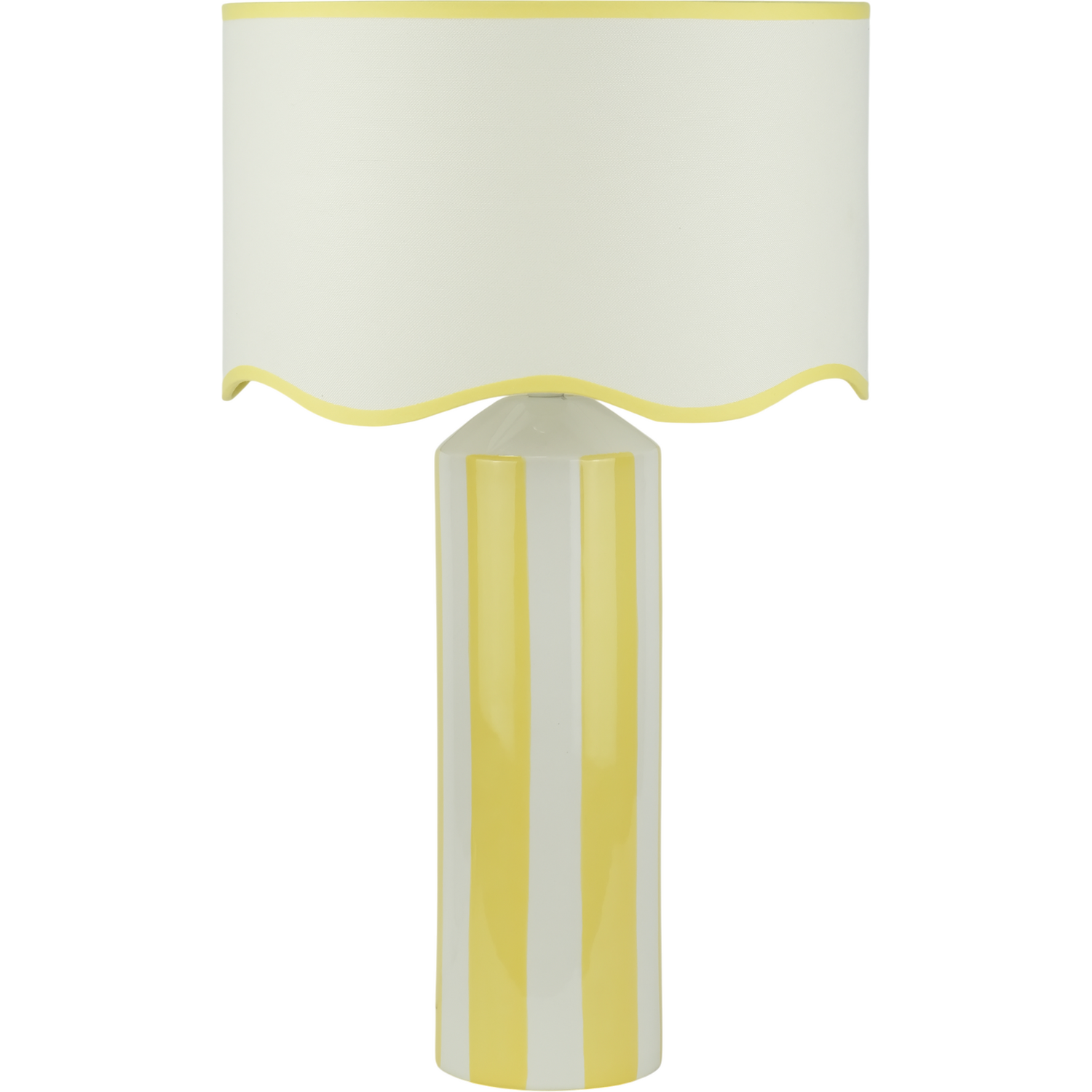 Bridie Stripe Table Lamp Yellow Image 10