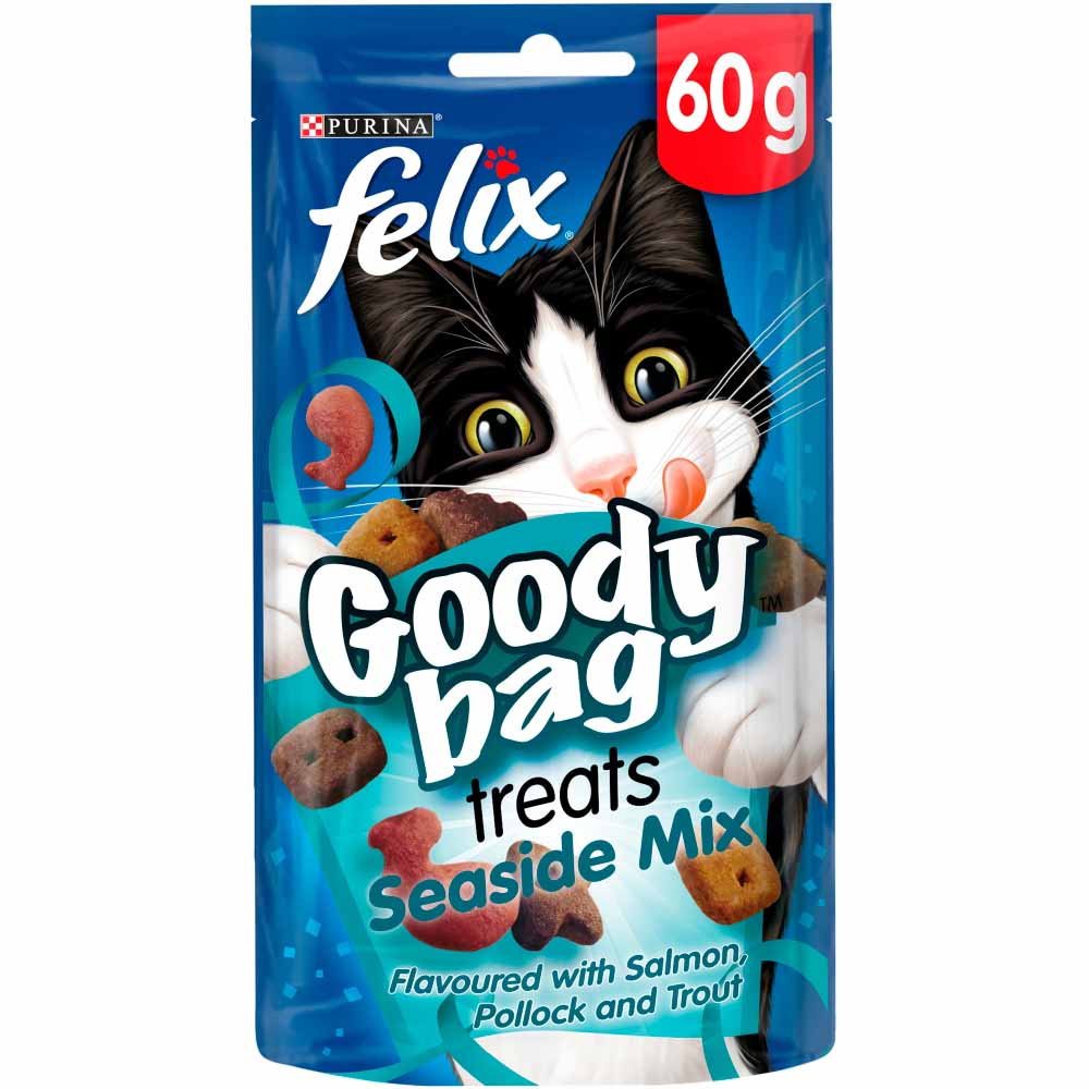 Felix Goody Bag Cat Treats Seaside Mix 60g Image 1