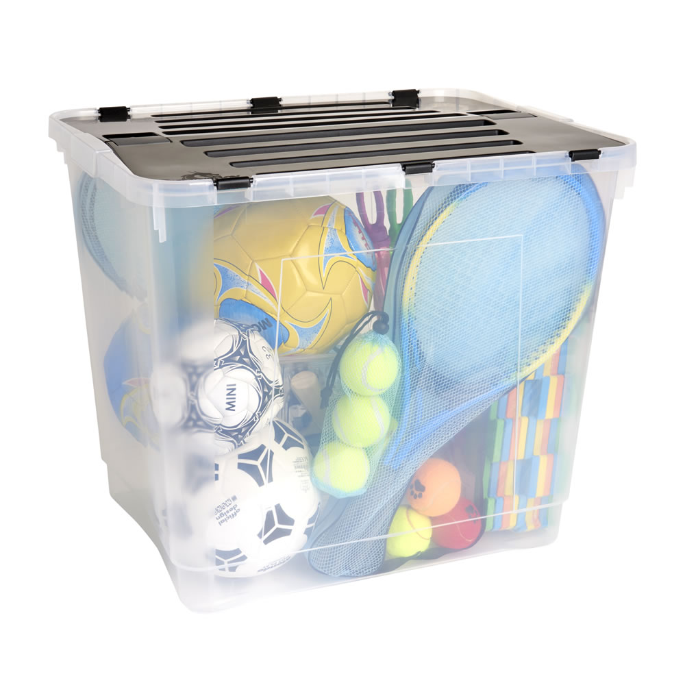 Wilko Dragon 100L Box with Clips Image 2