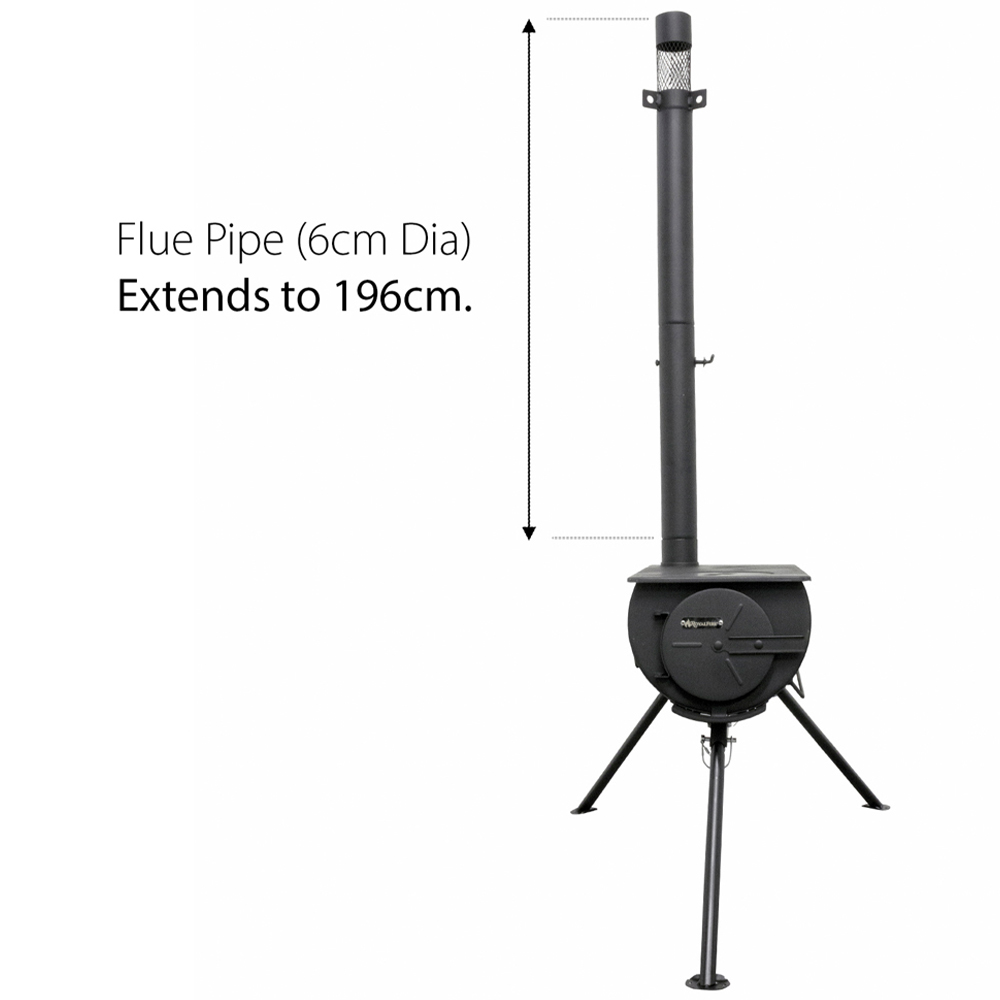 RoyalFire Orion Black Portable Tripod Tent Stove Image 4