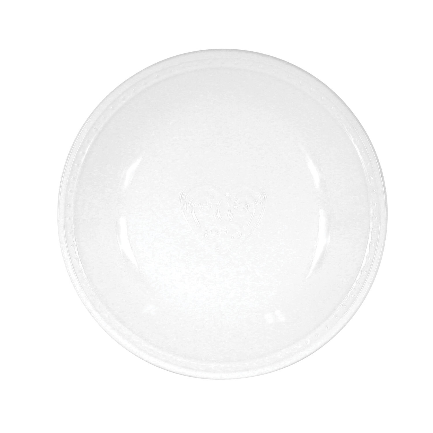 Embossed Heart 7.5" Side Plate - White Image