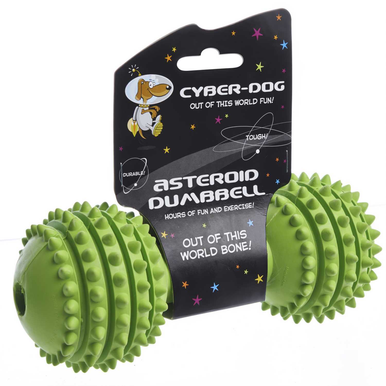 Cyber Dog Asteroid Dumbbell Dog Toy - 30cm Image 1