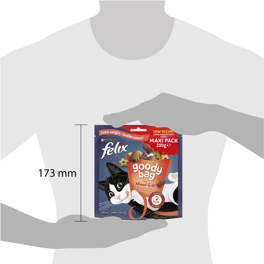 Felix Goody Bag Cat Treats Mixed Grill Maxi Pack 200g Image 8