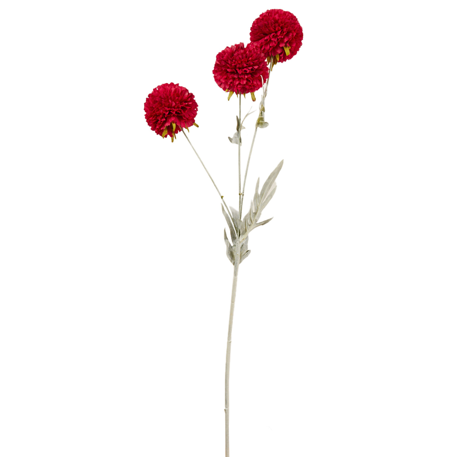 Purple or Berry Pom Pom Stem - Purple or Red Image 4