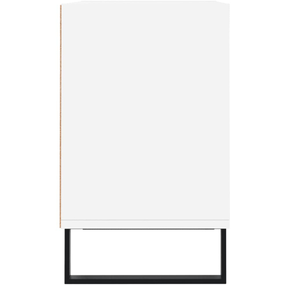 vidaXL 4 Shelf White TV Cabinet Image 5