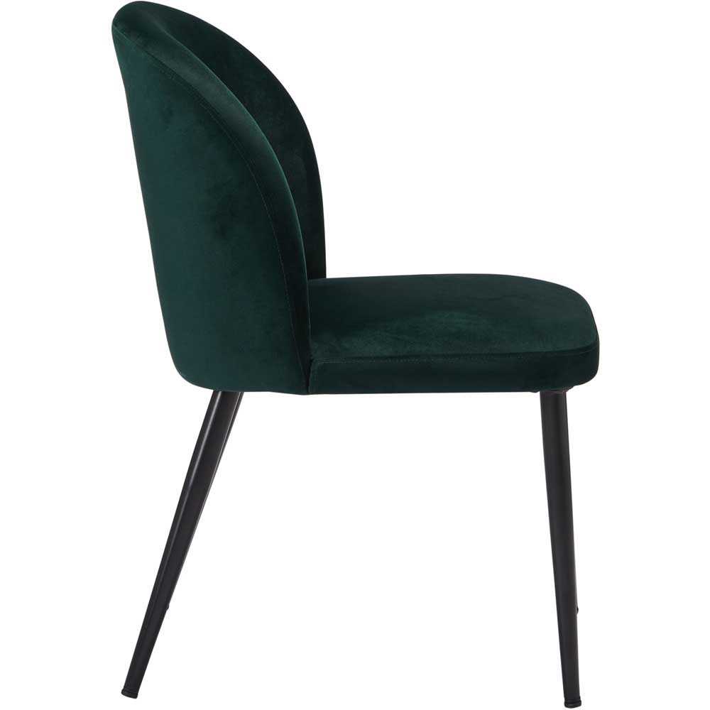 Zara Set of 2 Green Dining Chair Image 3