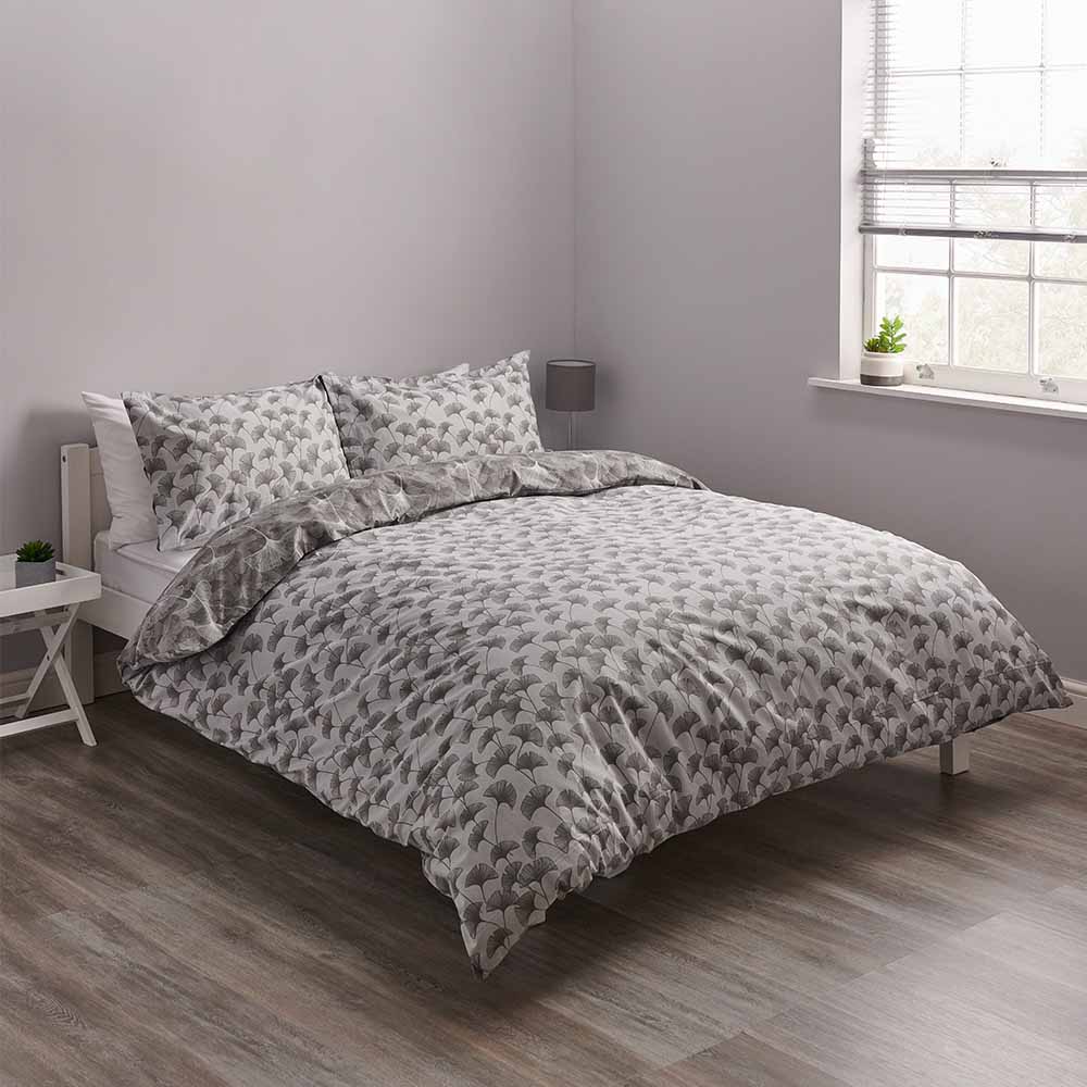 Wilko Gingko Leaf Double Duvet Set Wilko