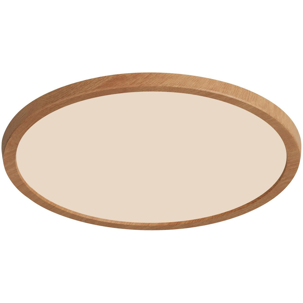 Nordlux Oja 29 2700K 3-Step Wood Foil LED Ceiling Light Image 1