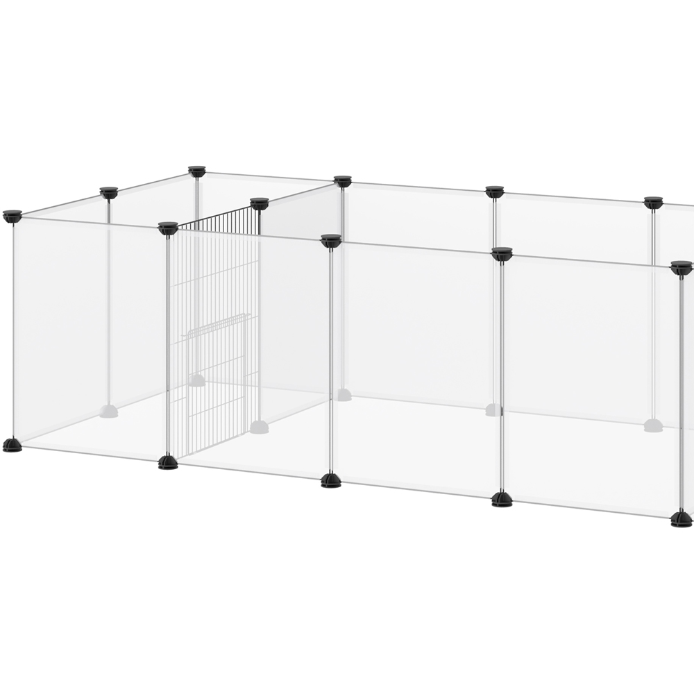 PawHut 18 Panel Small Animal DIY Pet Playpen Image 2