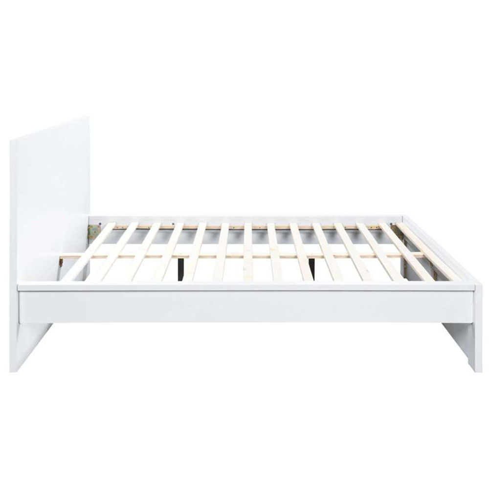 Oslo King Size White Bed Image 4