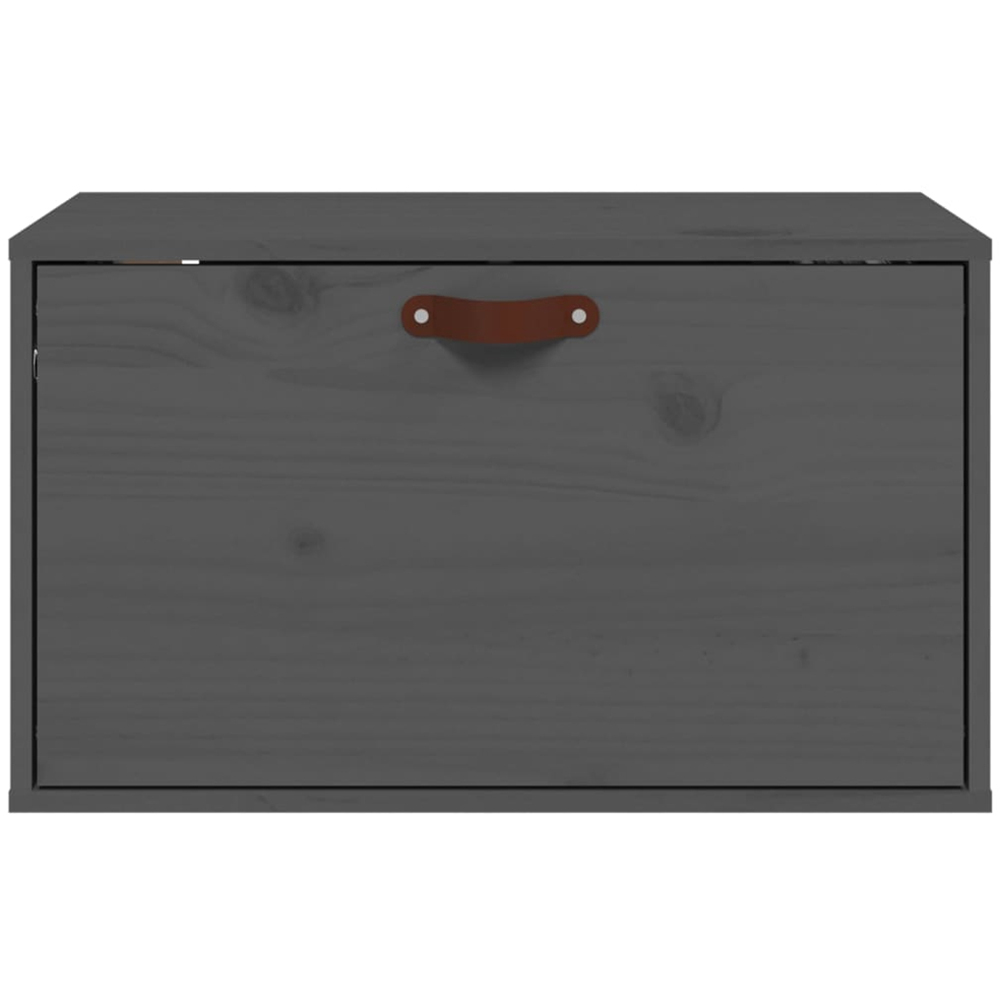 vidaXL Single Door Grey Wall Cabinet Image 3