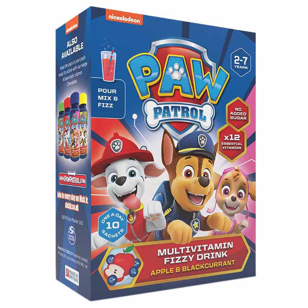 PAW Patrol Multivitamin Fizzy Drink 10 pack Image 1
