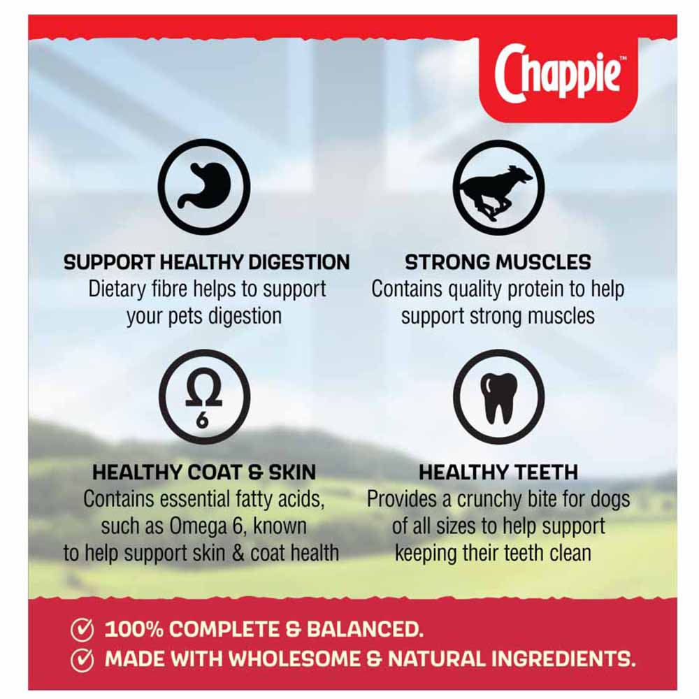 Chappie Complete Beef and Whole Grain Cereal Dog Food 15kg Image 6