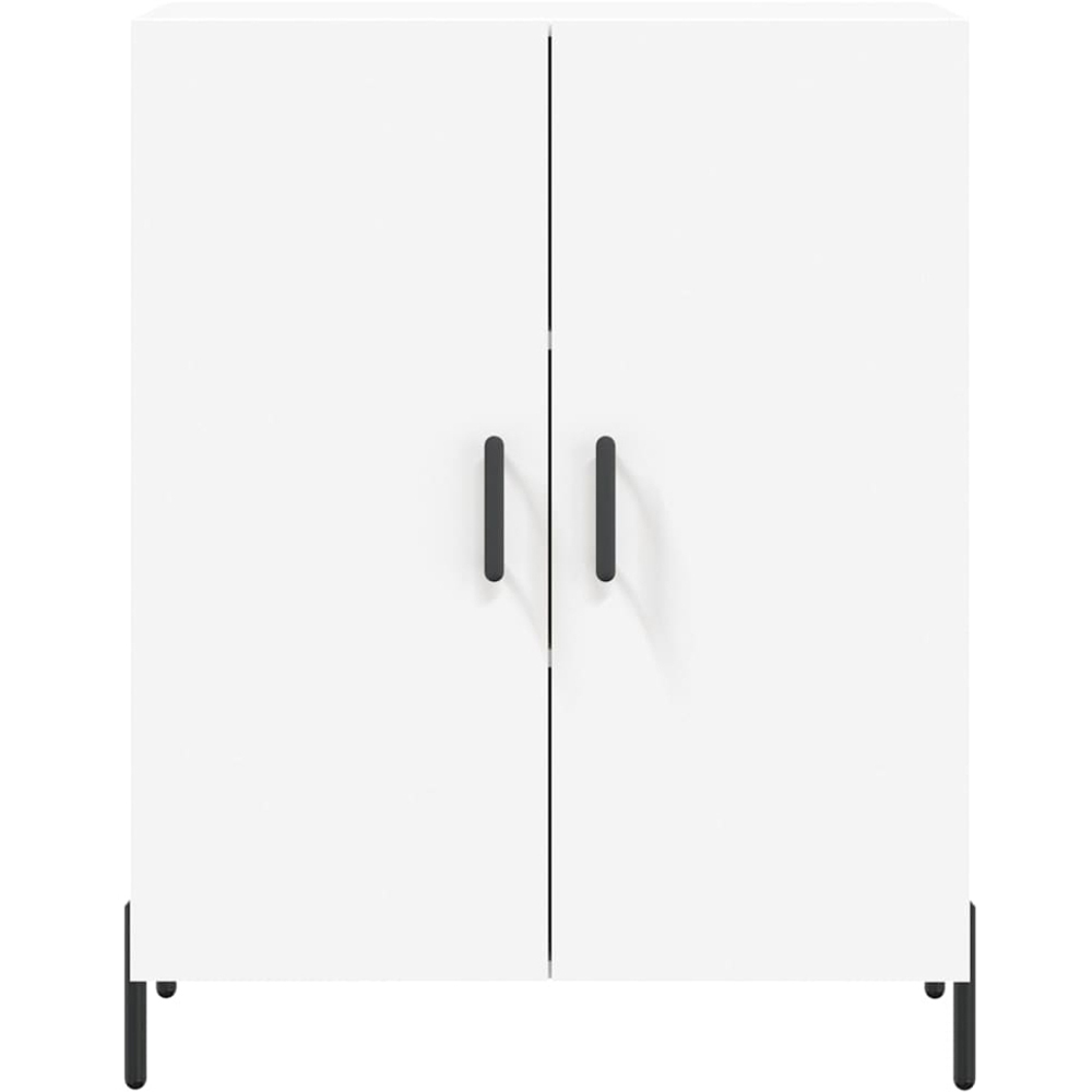 vidaXL 4 Door White Highboard Image 8