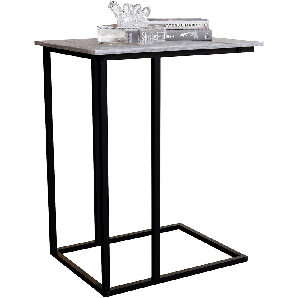 Vida Designs Brooklyn Grey Side Table Image 4