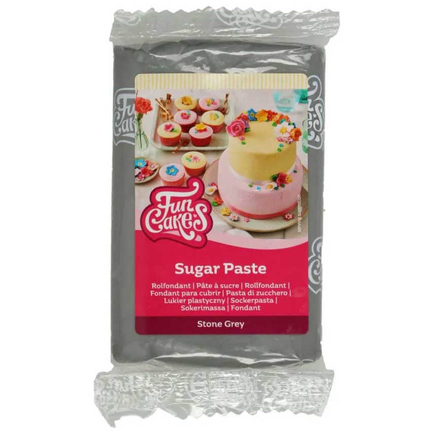 Funcakes Sugar Paste - Stone Grey Image
