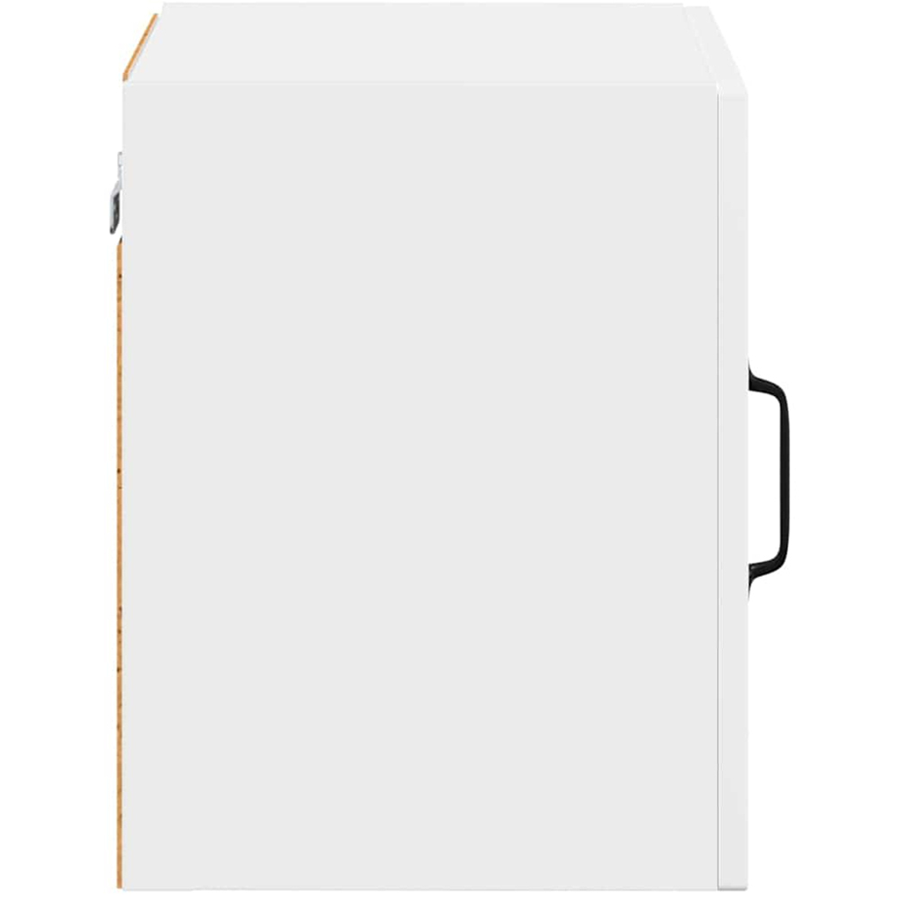 vidaXL Kalmar Single Door White Wall Mounted Square Kitchen Cabinet Image 7