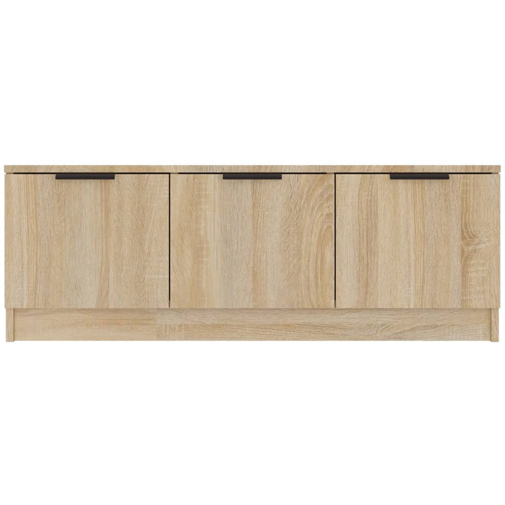 vidaXL 3 Door Sonoma Oak TV Cabinet Image 7