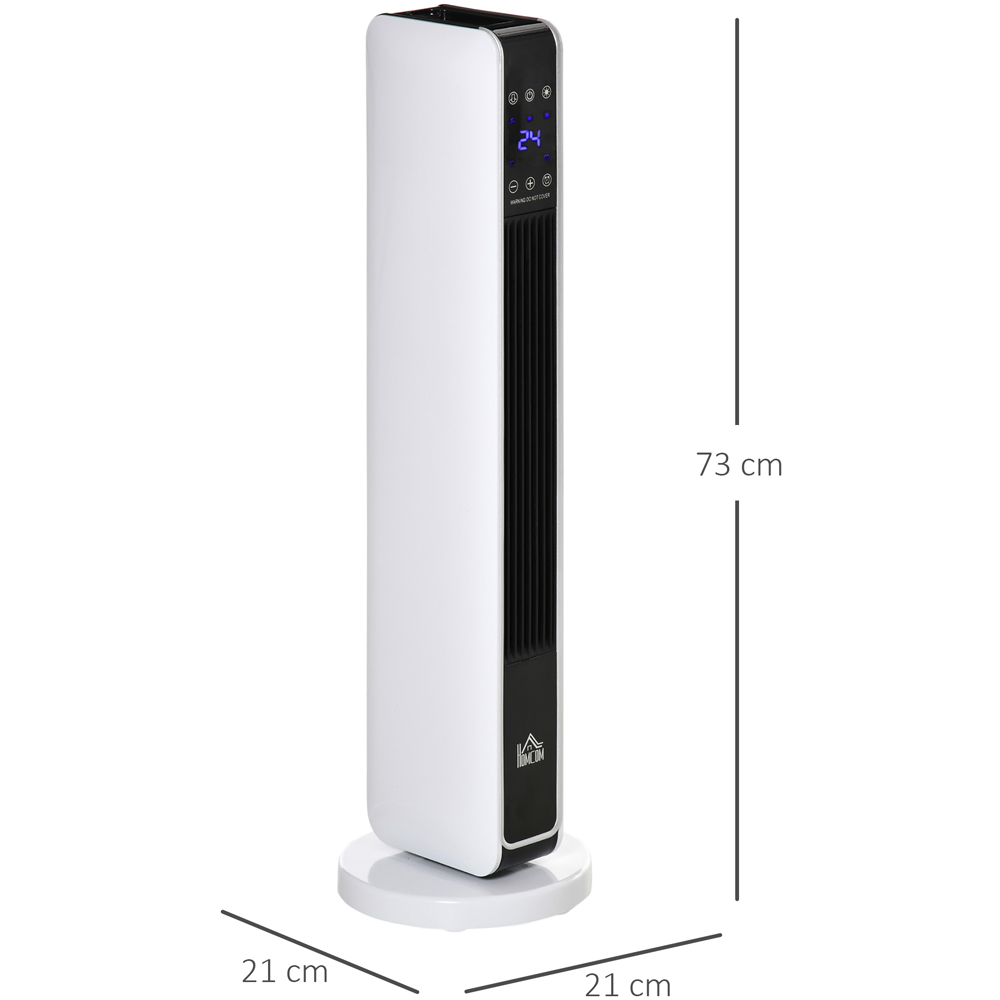HOMCOM Indoor Tower Heater with Remote 2200W Image 9