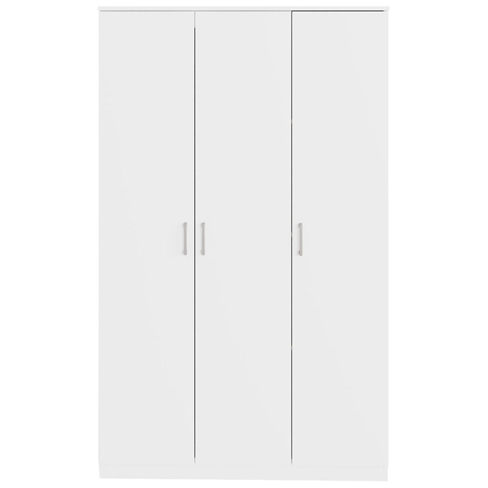 GFW Bailey 3 Door White Wardrobe Image 5