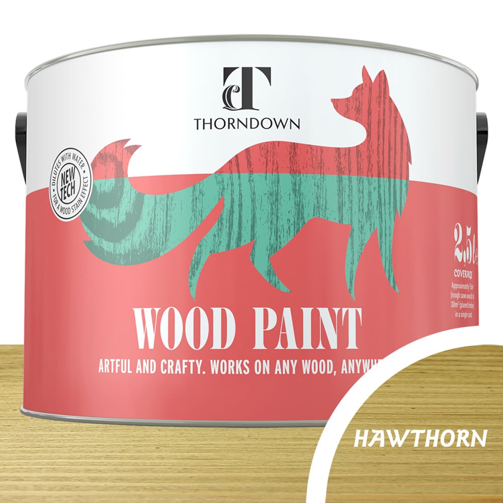 Thorndown Hawthorn Satin Wood Paint 2.5L Image 4