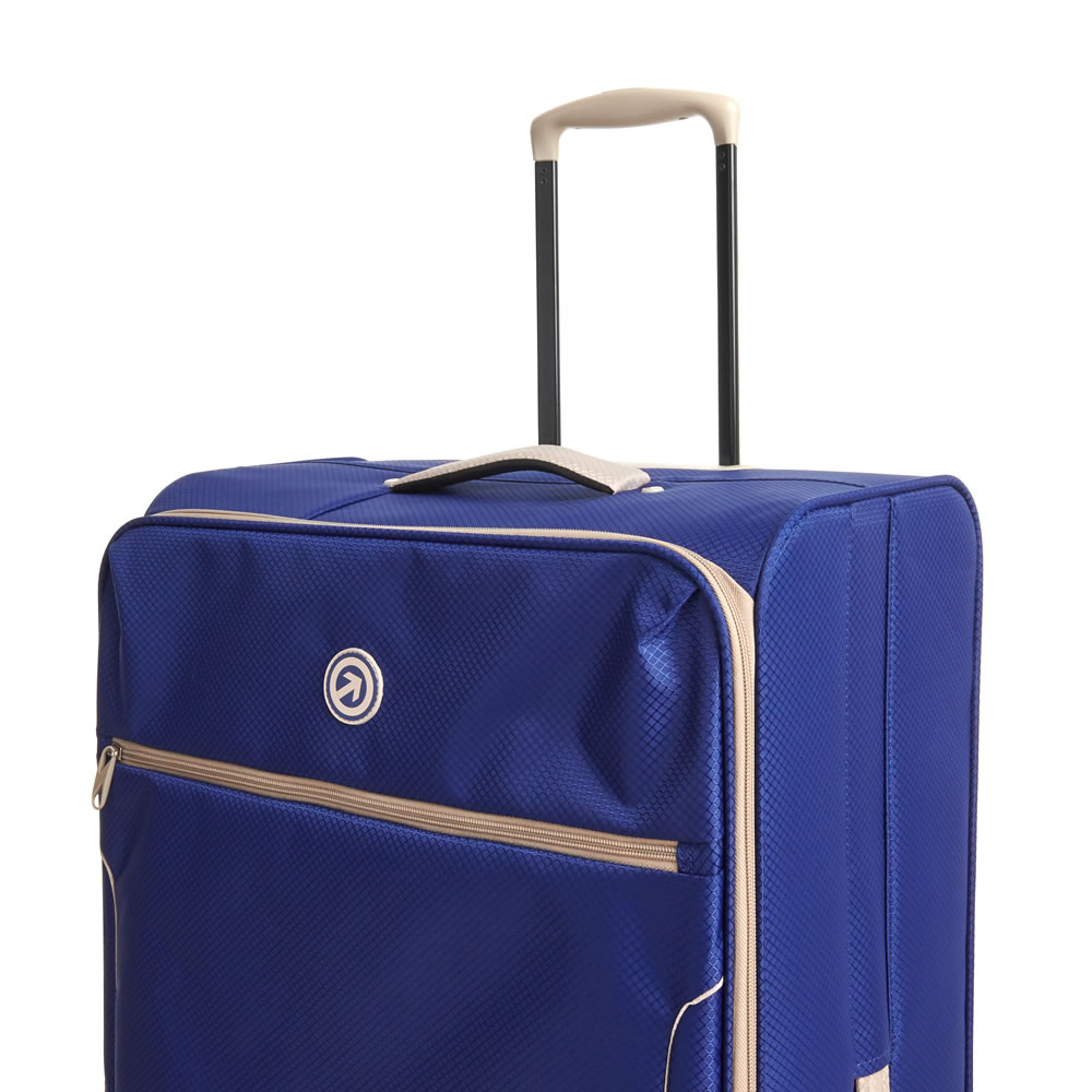 Wilko Ultralite Suitcase Blue 30 inch Image 2