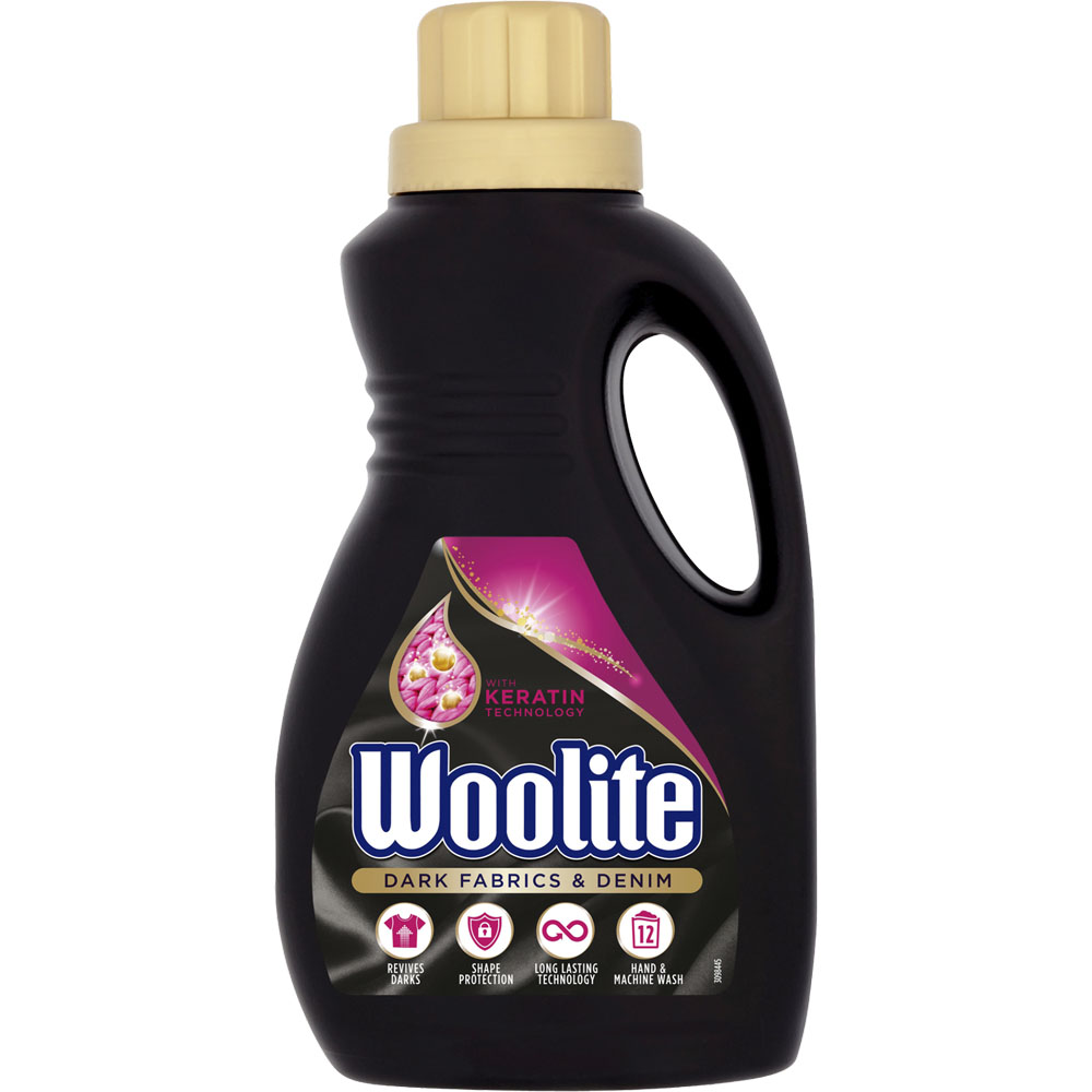 Woolite Dark Fabrics and Denim Detergent 750ml Washes 750ml Image 1