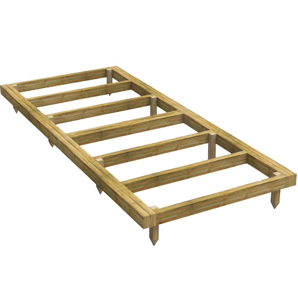 Power Sheds 4 x 10ft Timber Shed Base Image 1