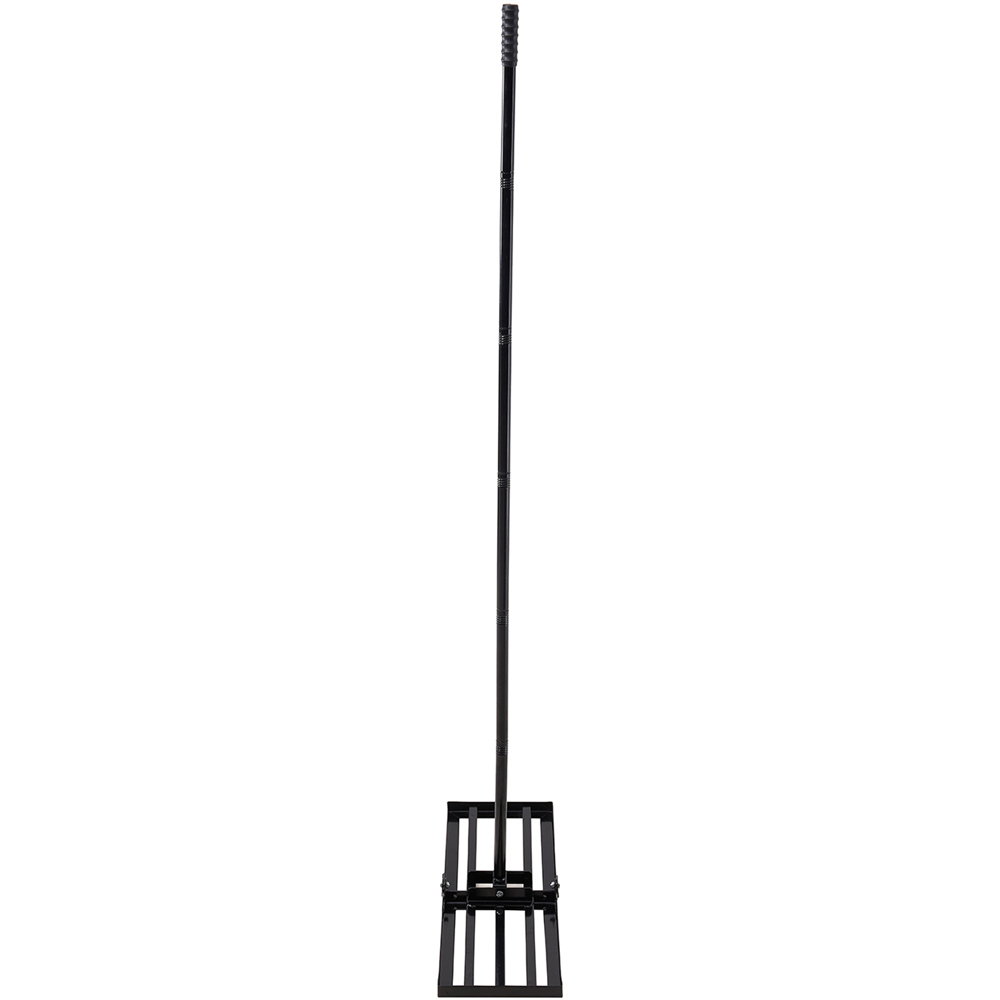 Living and Home Garden Lawn Levelling Rake with Detachable Long Handle 76 x 25 x 213cm Image 1