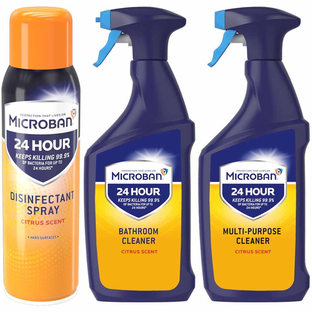 Microban Citrus 24 Hour Antibacterial Cleaner Bundle Image 2