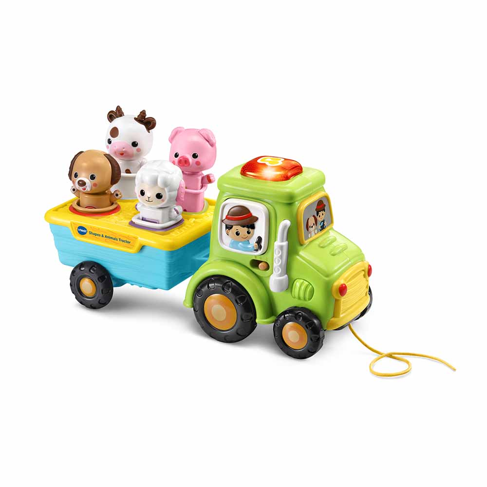 VTech Shapes & Animals Tractor Image 1