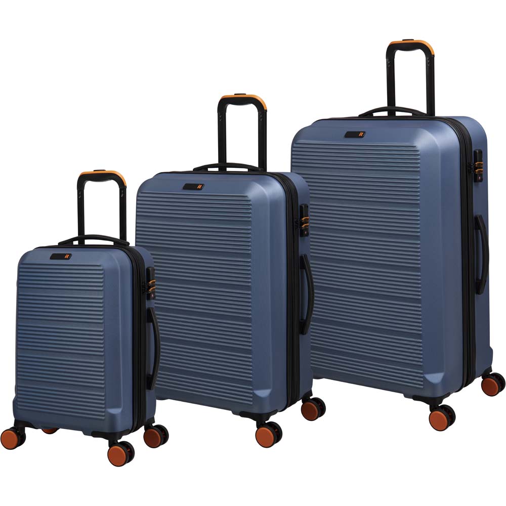 It Luggage Methodical Blue 8 Wheel 77cm Hard Case Image 4