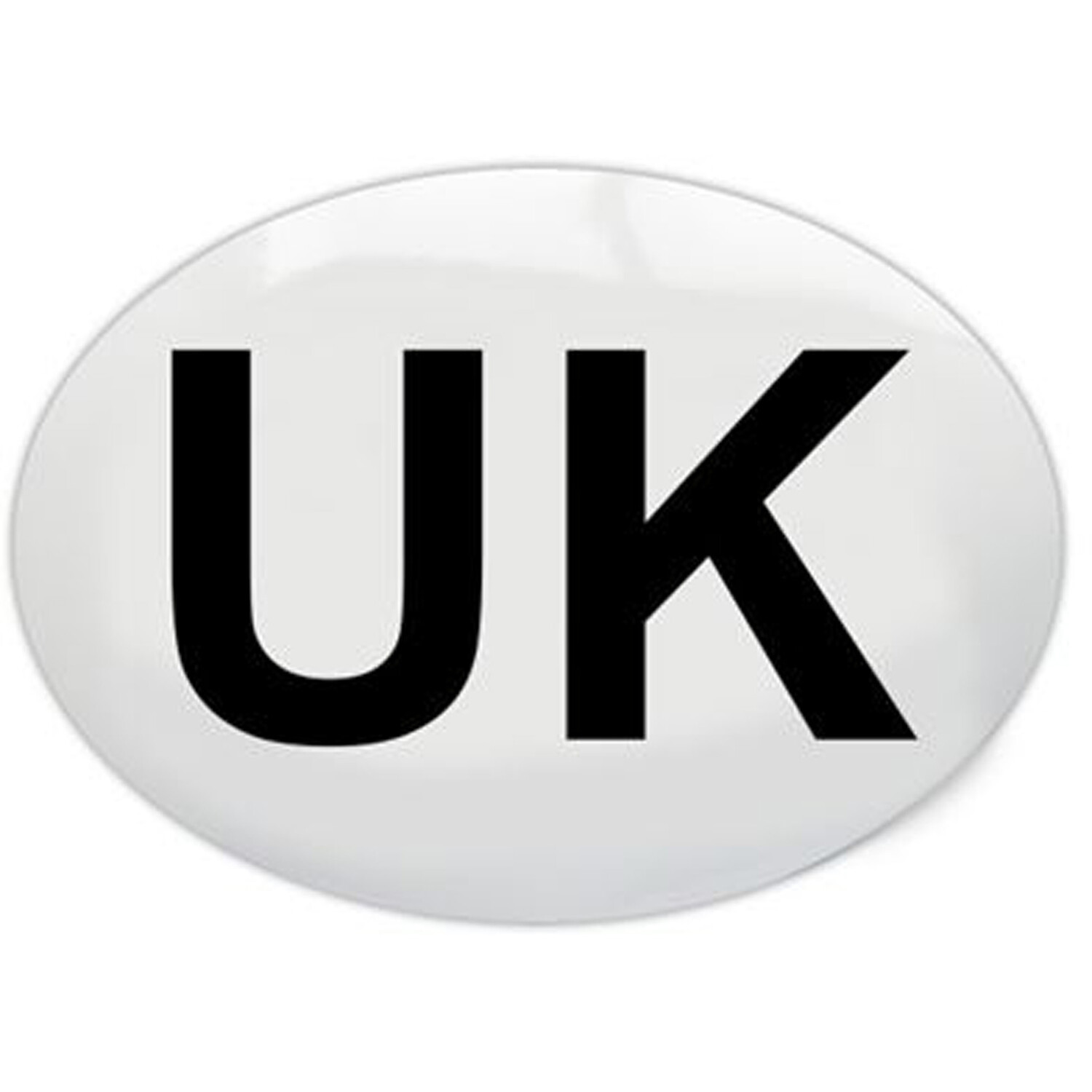 Oval Magnetic UK Badge Image 2