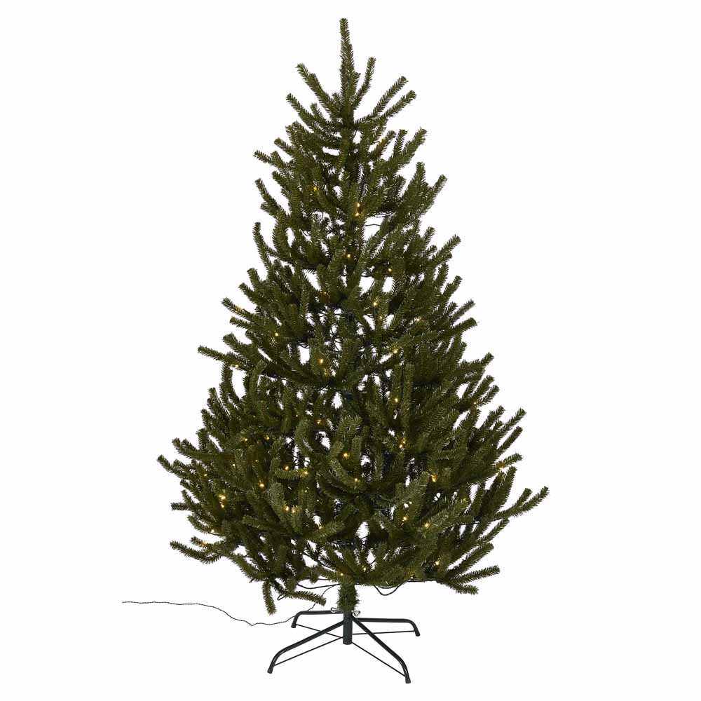 Wilko 6ft Upswept Pre-lit Artificial Christmas Tree Image 3