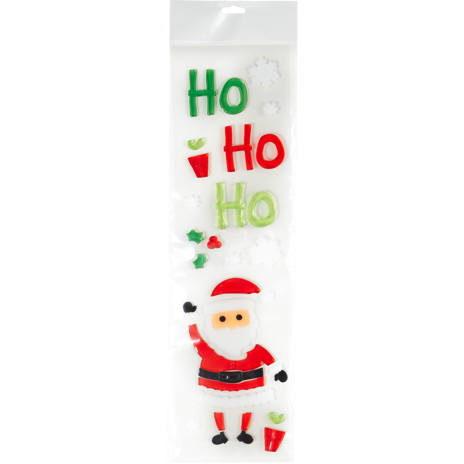 Santa Gel Window Stickers Image 1