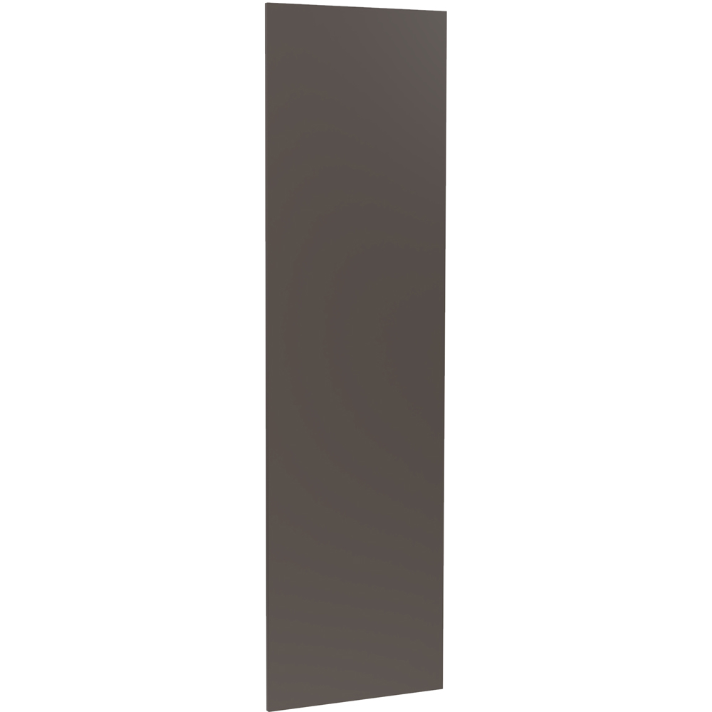 Kitchen Kit J-Pull Gloss Graphite Larder End Panel 2400 x 600 x 18mm Image 1
