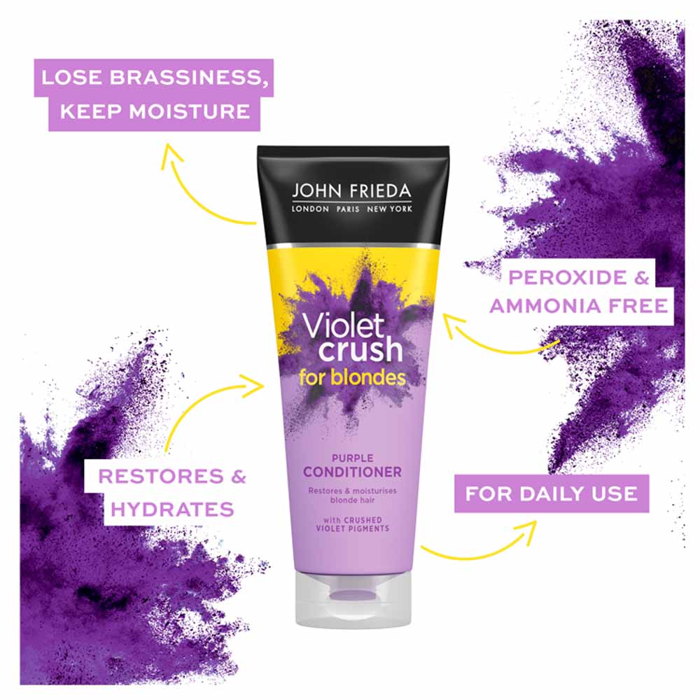 John Frieda Violet Crush Condition 250ml Wilko