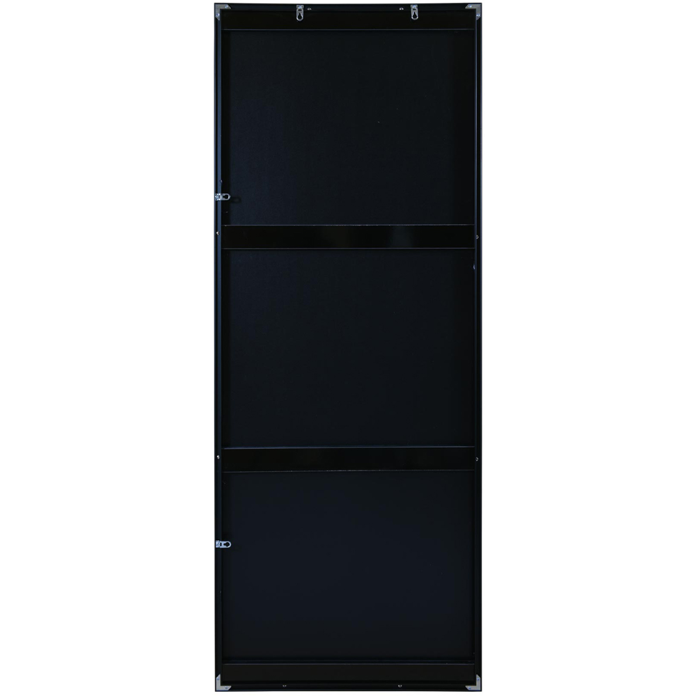 MirrorOutlet The Artus Black Aluminium Edged Wall Mirror 150 x 60cm Image 4