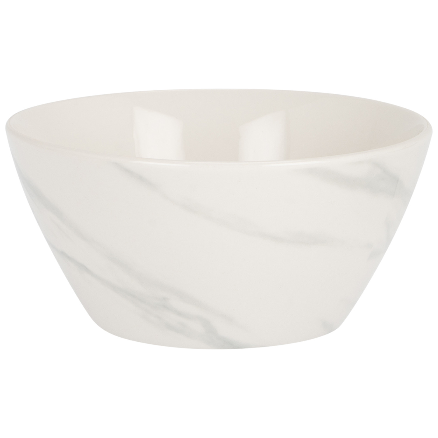 Marble Effect Porcelain Cereal Bowl Image