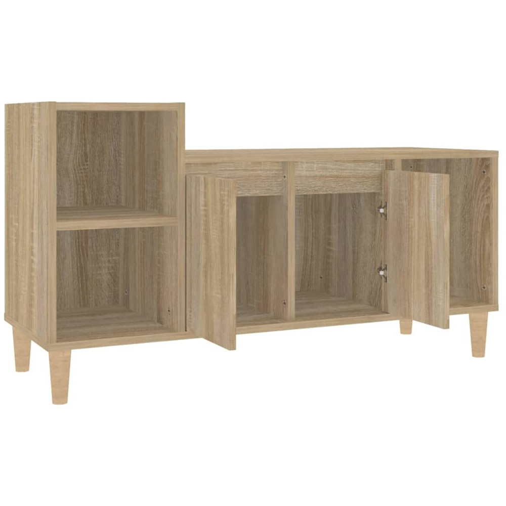 vidaXL 2 Door 3 Shelf Sonoma Oak TV Cabinet Image 6