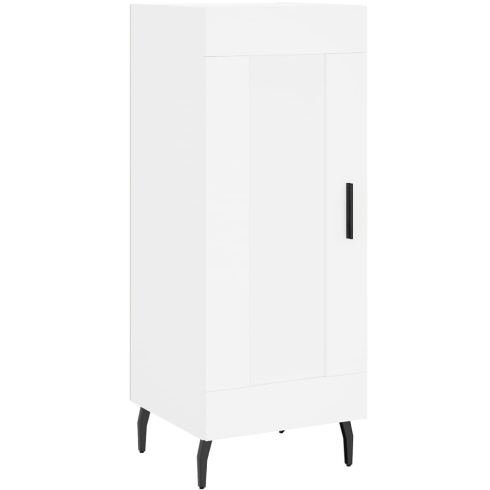 vidaXL Single Door White Sideboard Image 2