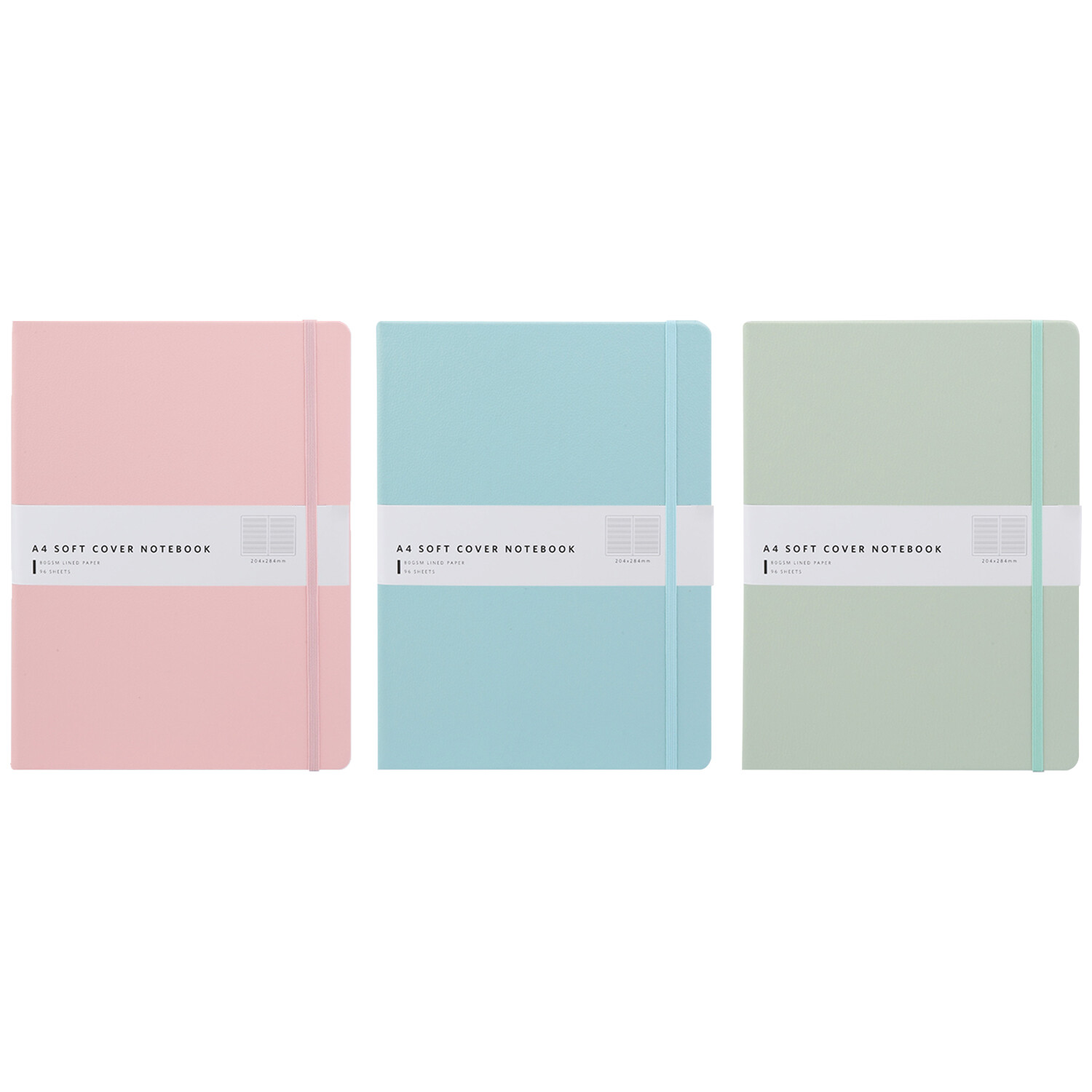Set of 3 Executive Notebooks - A4 Image 1