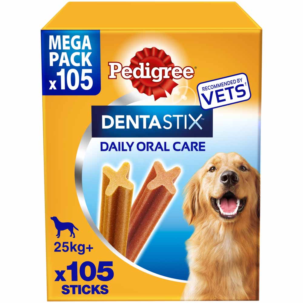 Pedigree Dentastix Large Dog Chews 105pk Image 1